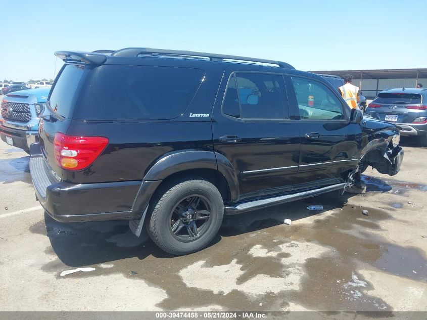 2003 Toyota Sequoia Limited V8 VIN: 5TDBT48A33S163778 Lot: 39474458