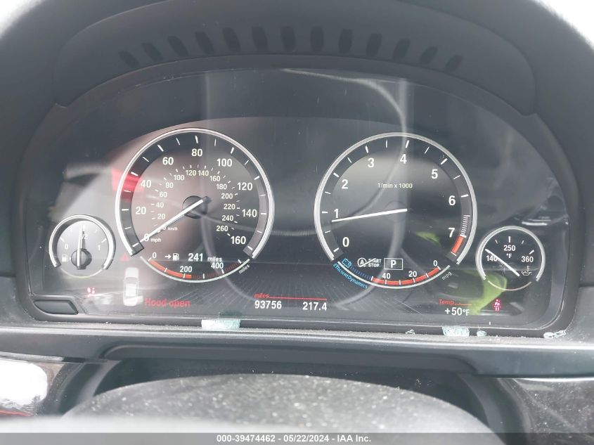 2013 BMW 535I VIN: WBAFR7C50DC825473 Lot: 39474462