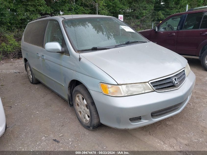 2002 Honda Odyssey Ex VIN: 2HKRL18612H587103 Lot: 39474478