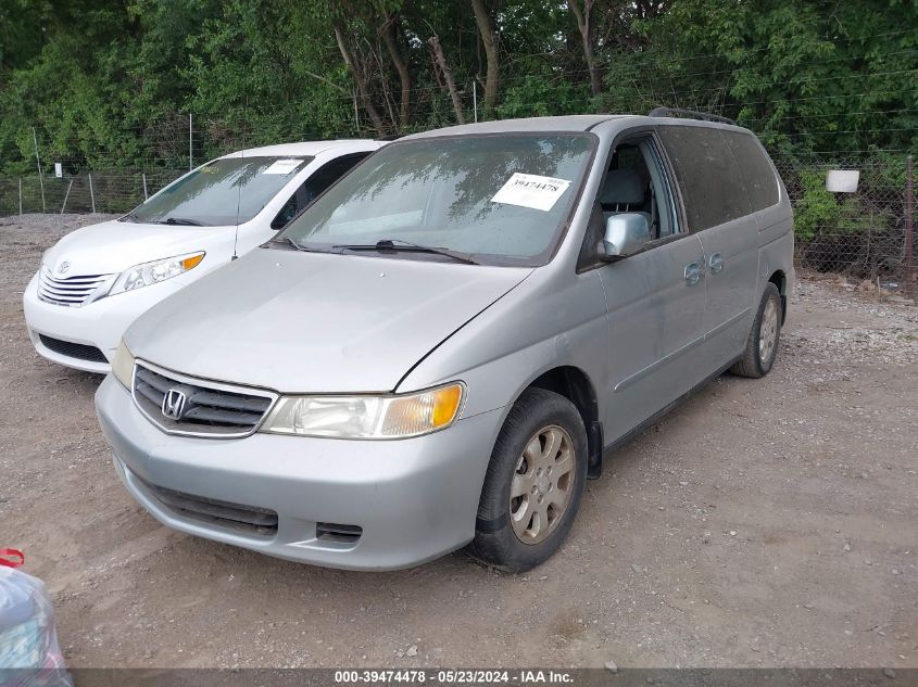 2002 Honda Odyssey Ex VIN: 2HKRL18612H587103 Lot: 39474478