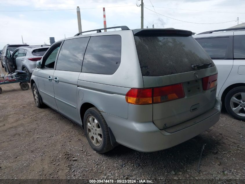 2002 Honda Odyssey Ex VIN: 2HKRL18612H587103 Lot: 39474478