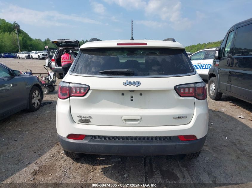 2018 Jeep Compass Latitude 4X4 VIN: 3C4NJDBB2JT265189 Lot: 39474505