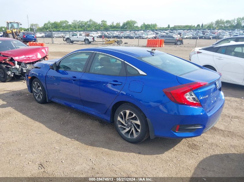 2018 Honda Civic Ex VIN: 2HGFC2F71JH572632 Lot: 39474513