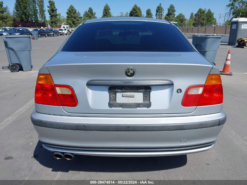 2001 BMW 325I VIN: WBAAN37411ND46515 Lot: 39474514