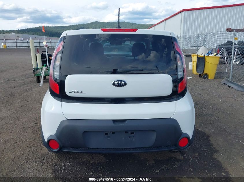 2016 Kia Soul VIN: KNDJN2A21G7341829 Lot: 39474516