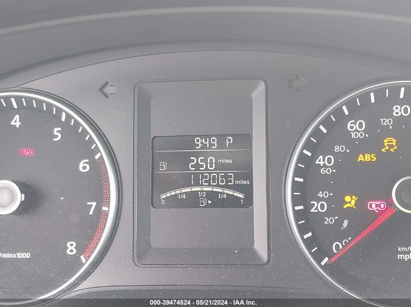 2014 Volkswagen Jetta 1.8T Se VIN: 3VWD17AJ9EM223976 Lot: 39474524