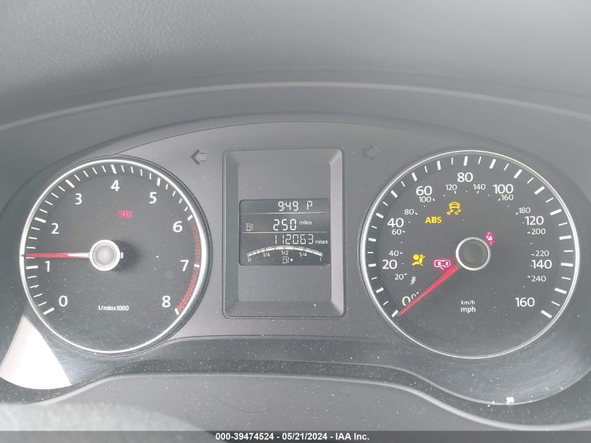 2014 Volkswagen Jetta 1.8T Se VIN: 3VWD17AJ9EM223976 Lot: 39474524