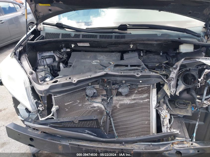 2013 Toyota Sienna Xle V6 8 Passenger VIN: 5TDYK3DC2DS346573 Lot: 39474530