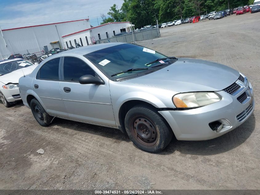 2004 Dodge Stratus Se VIN: 1B3EL36T34N354251 Lot: 39474531