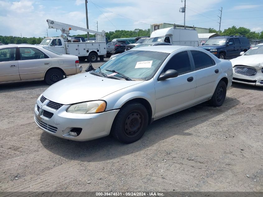 2004 Dodge Stratus Se VIN: 1B3EL36T34N354251 Lot: 39474531