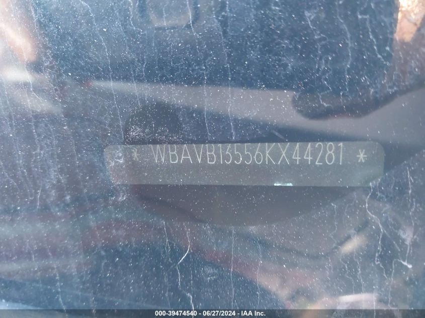 2006 BMW 325I VIN: WBAVB13556KX44281 Lot: 39474540