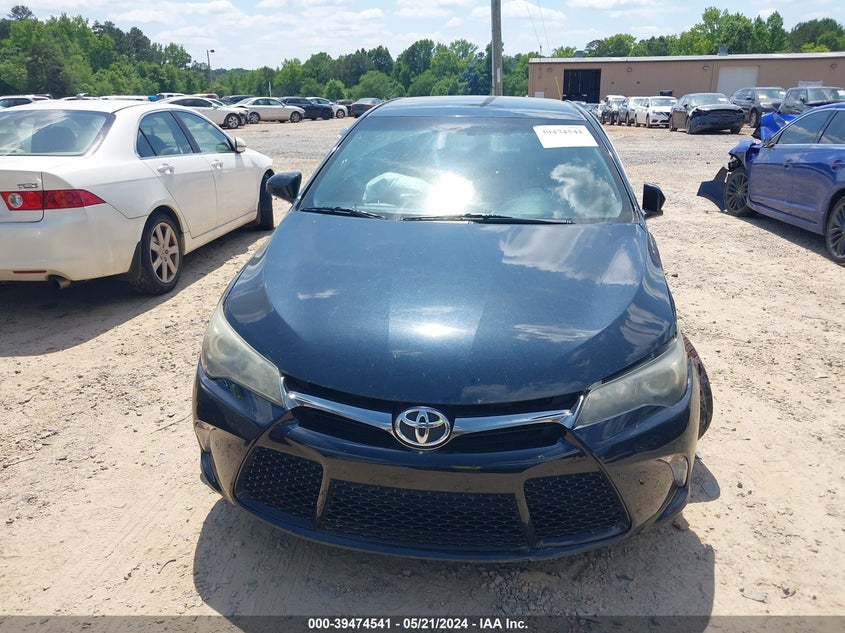 2016 Toyota Camry Se VIN: 4T1BF1FK5GU571228 Lot: 39474541