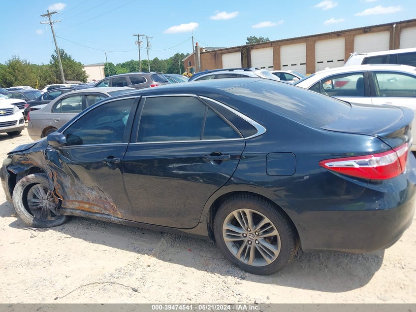 2016 Toyota Camry Se VIN: 4T1BF1FK5GU571228 Lot: 39474541