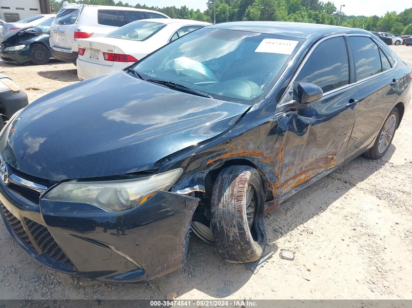 2016 Toyota Camry Se VIN: 4T1BF1FK5GU571228 Lot: 39474541