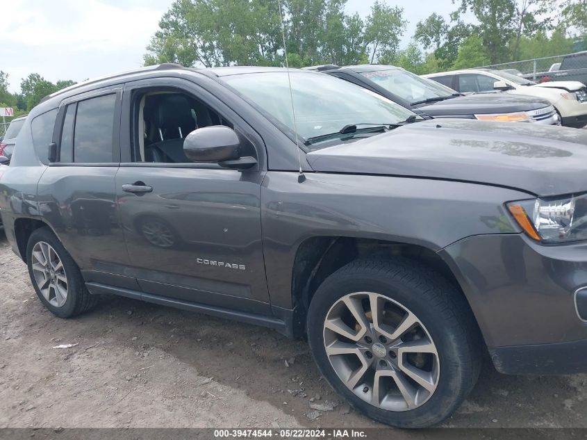 2017 Jeep Compass High Altitude 4X4 VIN: 1C4NJDEB2HD109827 Lot: 39474544