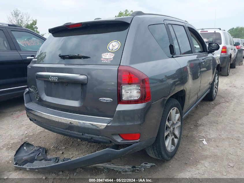 2017 Jeep Compass High Altitude 4X4 VIN: 1C4NJDEB2HD109827 Lot: 39474544