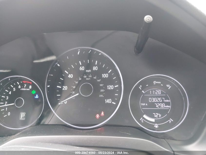 2022 Honda Hr-V 2Wd Lx VIN: 3CZRU5H39NM721004 Lot: 39474560