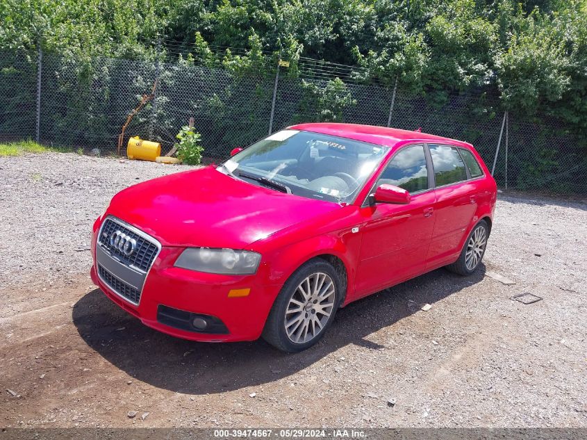 2007 Audi A3 2.0T VIN: WAUHF78P37A118377 Lot: 39474567
