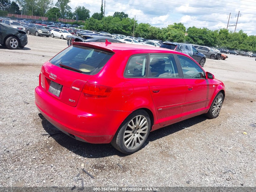 2007 Audi A3 2.0T VIN: WAUHF78P37A118377 Lot: 39474567