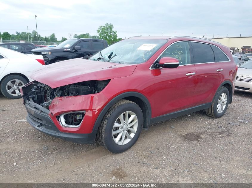 2017 Kia Sorento 2.4L Lx VIN: 5XYPG4A32HG300655 Lot: 39474572