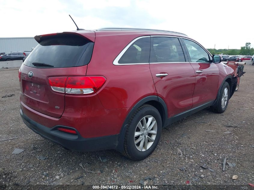 2017 Kia Sorento 2.4L Lx VIN: 5XYPG4A32HG300655 Lot: 39474572