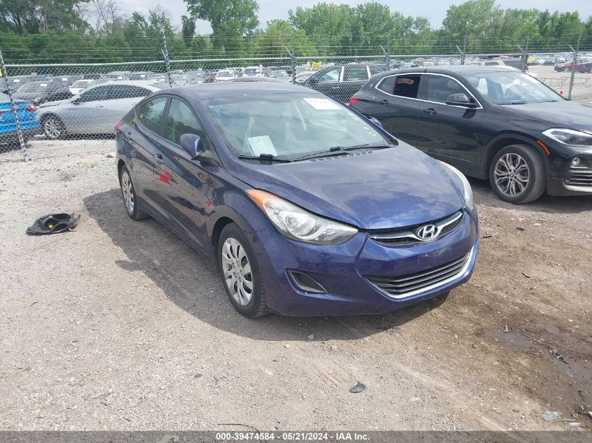 2012 Hyundai Elantra Gls VIN: 5NPDH4AE2CH141722 Lot: 39474584