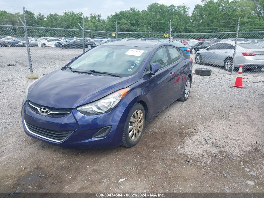 2012 Hyundai Elantra Gls VIN: 5NPDH4AE2CH141722 Lot: 39474584