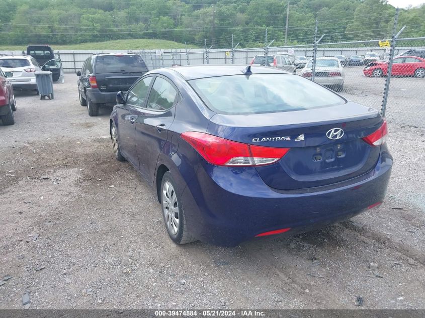 2012 Hyundai Elantra Gls VIN: 5NPDH4AE2CH141722 Lot: 39474584