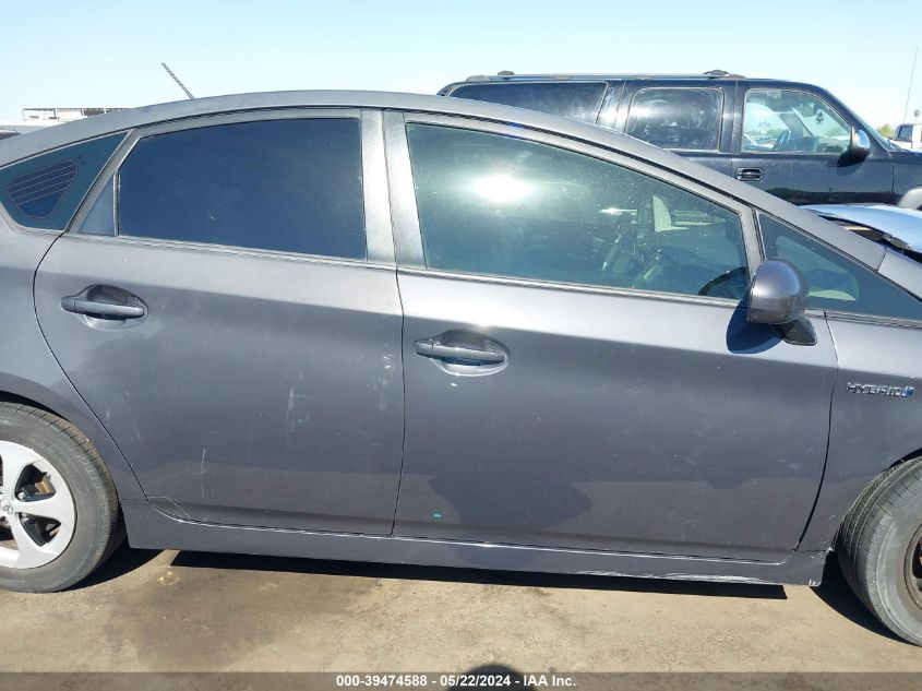 2012 Toyota Prius Three VIN: JTDKN3DU0C5444818 Lot: 39474588