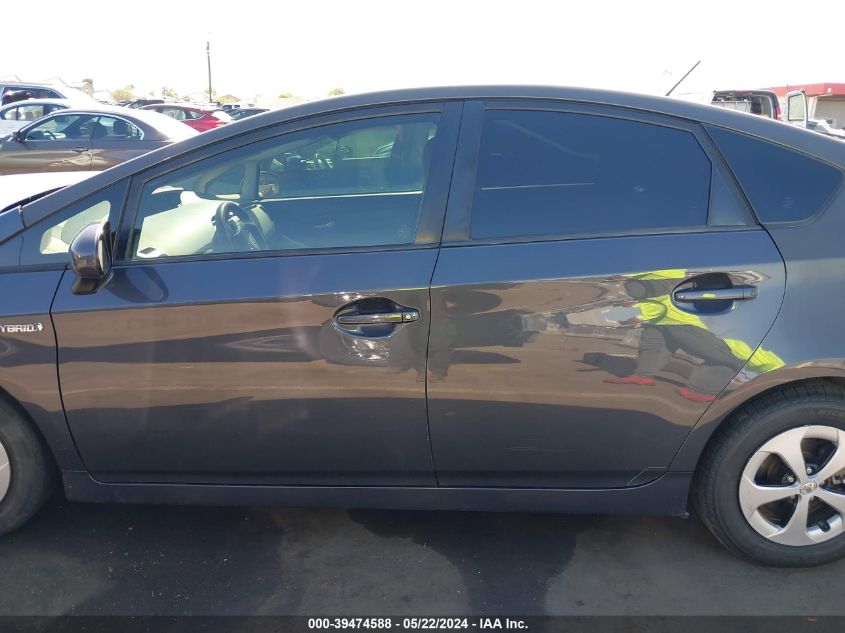 2012 Toyota Prius Three VIN: JTDKN3DU0C5444818 Lot: 39474588