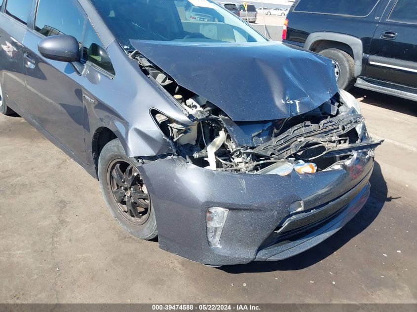 2012 Toyota Prius Three VIN: JTDKN3DU0C5444818 Lot: 39474588