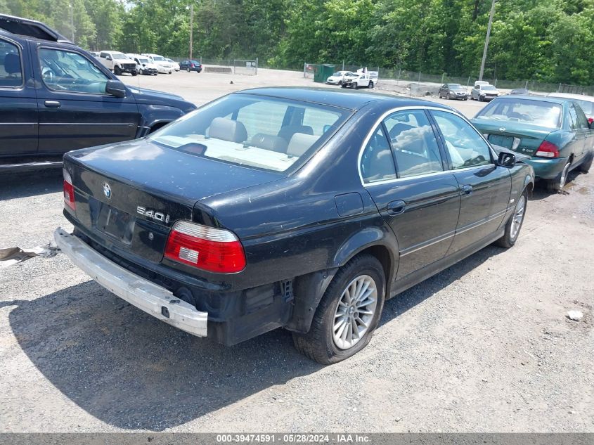 2003 BMW 540Ia VIN: WBADN63453GS56132 Lot: 39474591