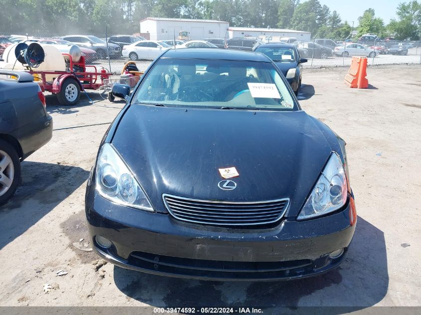 2005 Lexus Es 330 VIN: JTHBA30G455108523 Lot: 39474592