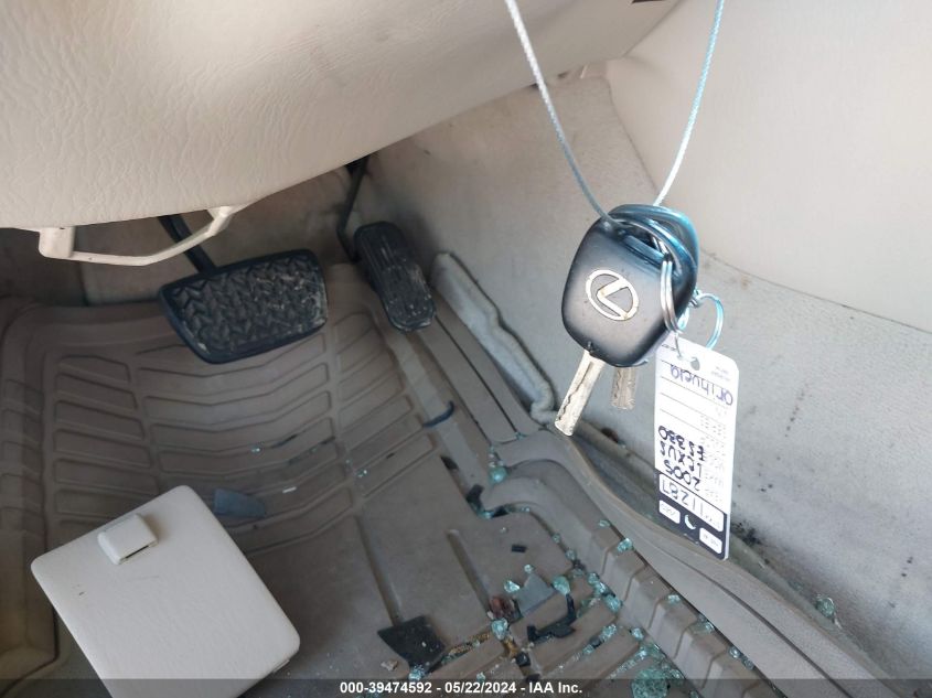 2005 Lexus Es 330 VIN: JTHBA30G455108523 Lot: 39474592