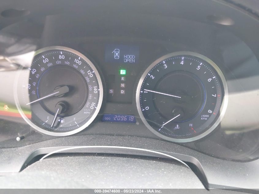 2012 Lexus Is 250 VIN: JTHBF5C20C5183889 Lot: 39474600