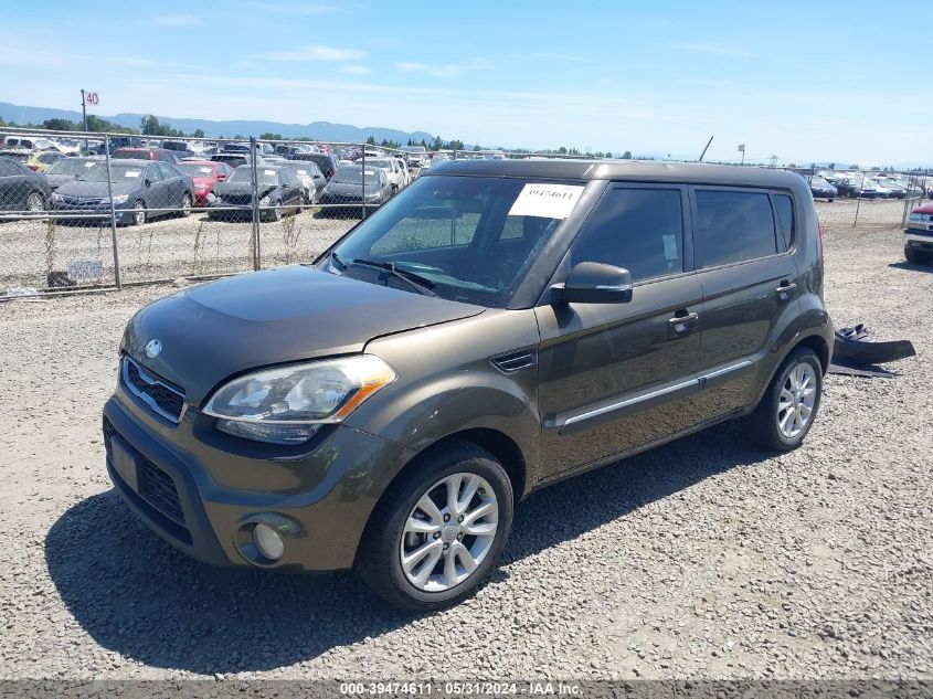 2013 Kia Soul + VIN: KNDJT2A60D7567378 Lot: 39474611