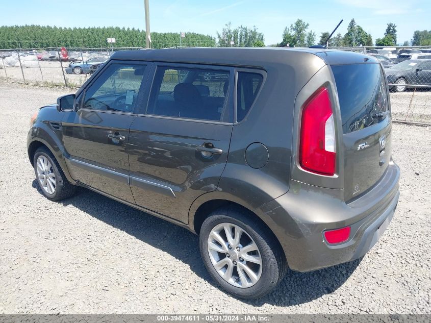 2013 Kia Soul + VIN: KNDJT2A60D7567378 Lot: 39474611