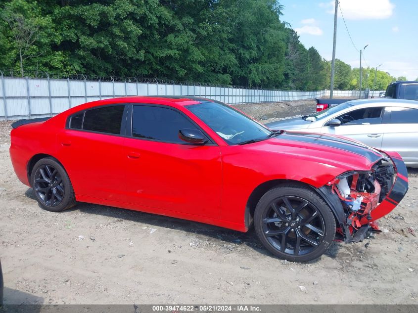 2022 Dodge Charger Sxt Rwd VIN: 2C3CDXBG6NH153428 Lot: 39474622