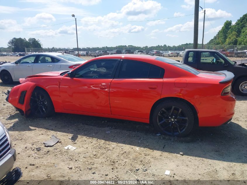 2022 Dodge Charger Sxt Rwd VIN: 2C3CDXBG6NH153428 Lot: 39474622