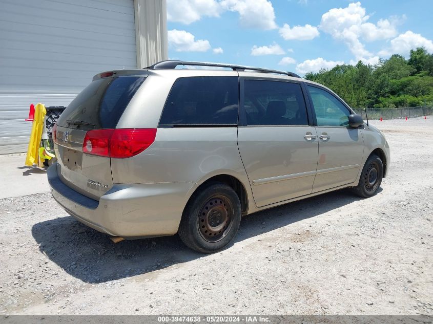 2008 Toyota Sienna Le VIN: 5TDZK23CX8S205904 Lot: 39474638