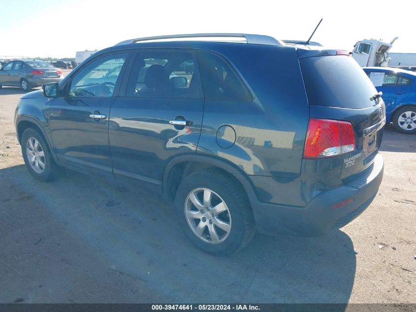 2011 Kia Sorento Lx VIN: 5XYKT3A18BG167728 Lot: 39474641