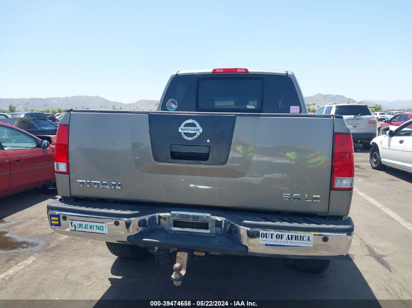 2009 Nissan Titan Le VIN: 1N6AA07CX9N310851 Lot: 39474658