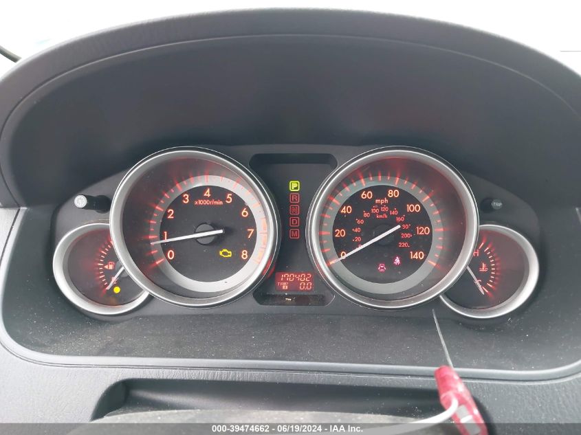 2011 Mazda Cx-9 Touring VIN: JM3TB3CV2B0300875 Lot: 39474662