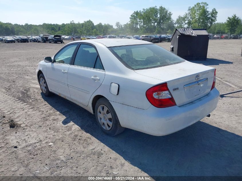 2003 Toyota Camry Le VIN: 4T1BE32K43U130172 Lot: 39474665