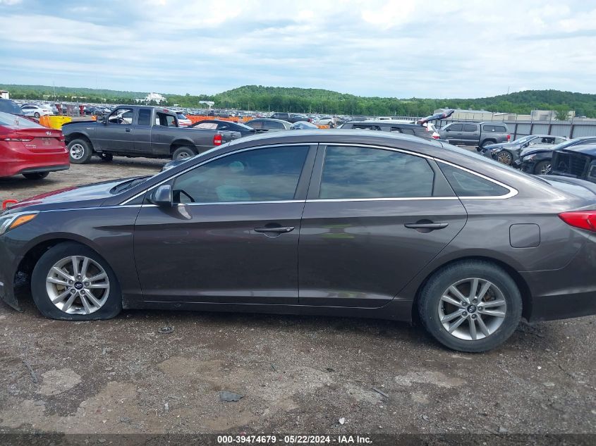 2017 Hyundai Sonata VIN: 5NPE24AF4HH595038 Lot: 39474679