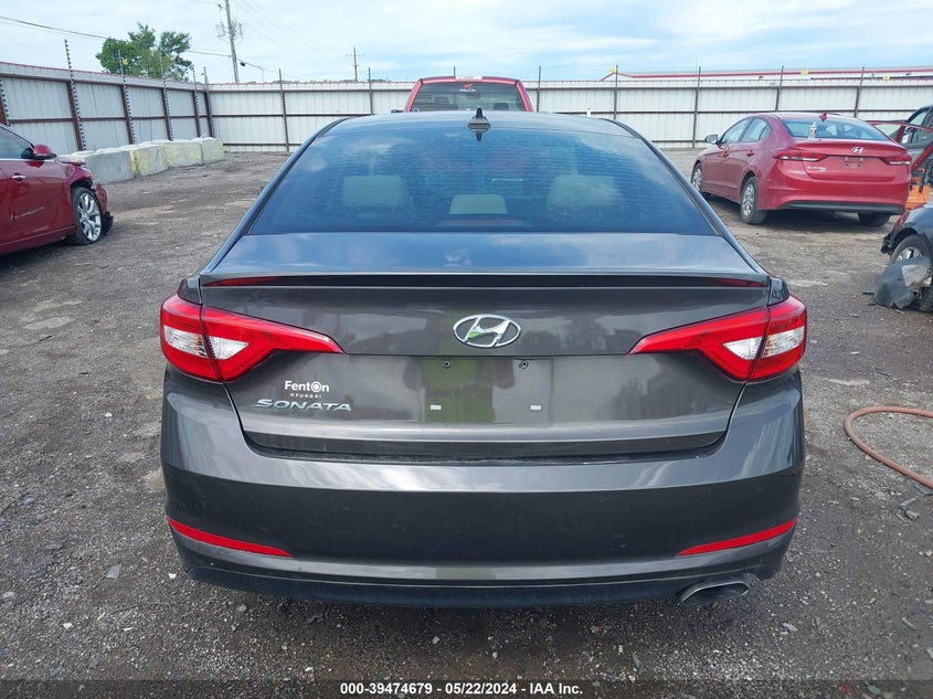 2017 Hyundai Sonata VIN: 5NPE24AF4HH595038 Lot: 39474679