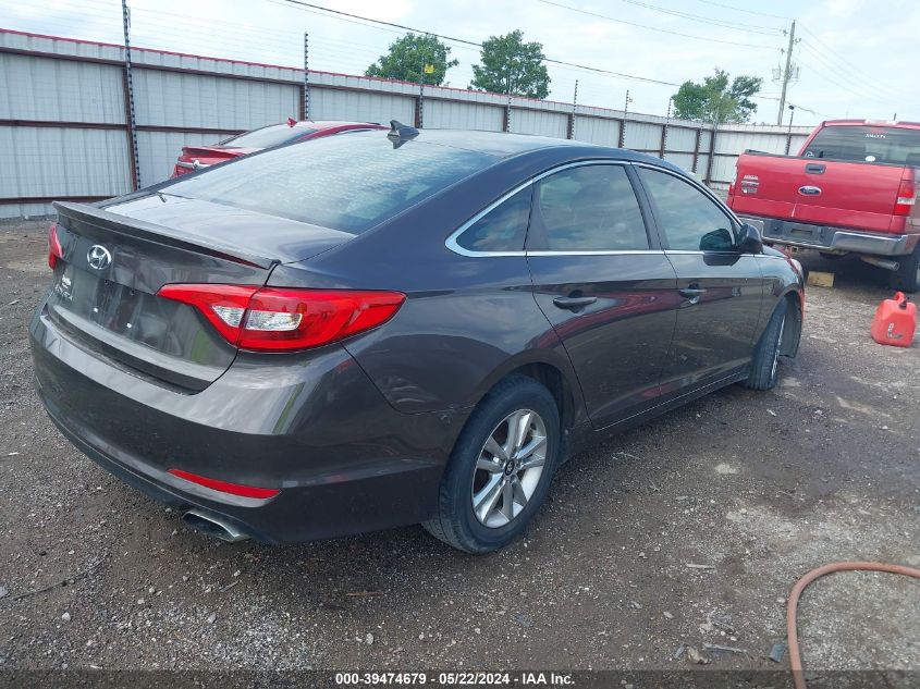 2017 Hyundai Sonata VIN: 5NPE24AF4HH595038 Lot: 39474679