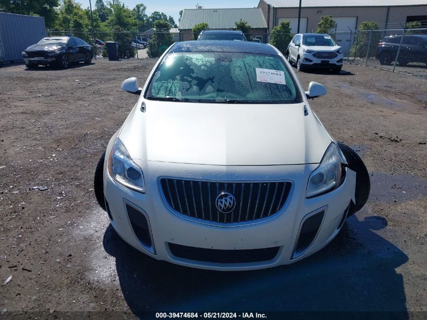 2012 Buick Regal Gs VIN: 2G4GV5GV4C9130495 Lot: 39474684