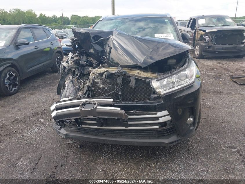 2018 Toyota Highlander Xle VIN: 5TDJZRFH5JS529115 Lot: 39474686