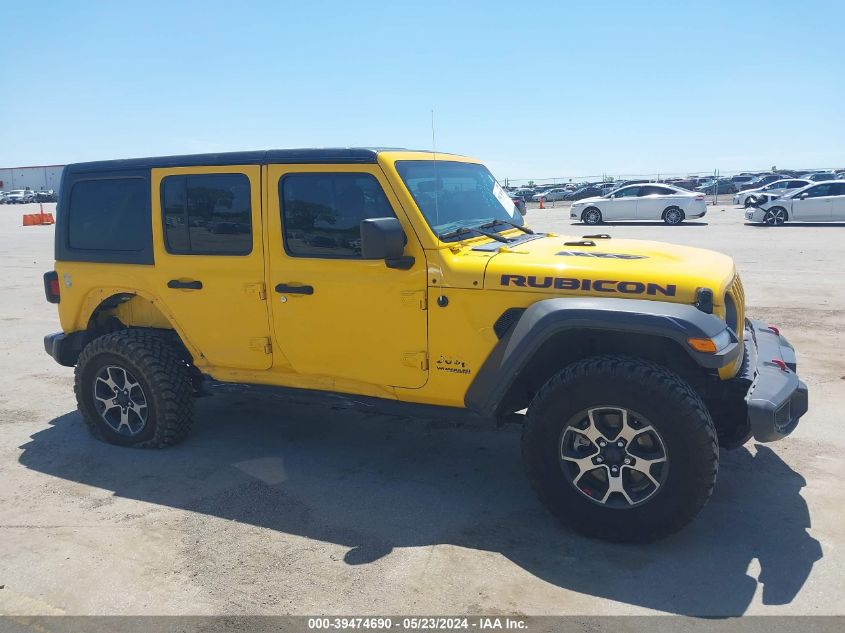 2019 Jeep Wrangler Unlimited Rubicon 4X4 VIN: 1C4HJXFG2KW606400 Lot: 39474690